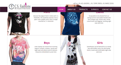 Desktop Screenshot of csfashions.net